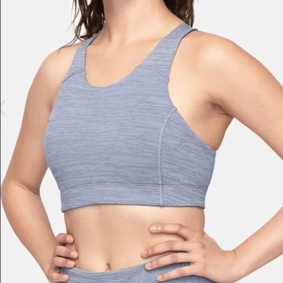 Outdoor Voices Key Crossback TechSweat Sports Bra - Storm - XS - Picture 1 of 8